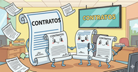 Extrato de contratos da Câmara